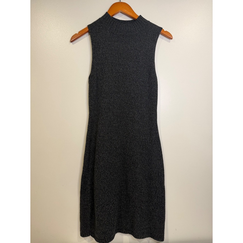Womens Sweater Dress Size Large Sleeveless Turtleneck Causal Chic Cozy‎ Winter